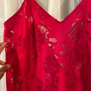 Vintage Victoria’s Secret Gold Label Floral Sheer Intimate Dress